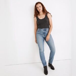 Madewell The Curvy Perfect Vintage Jean in Banner Wash Tall Length